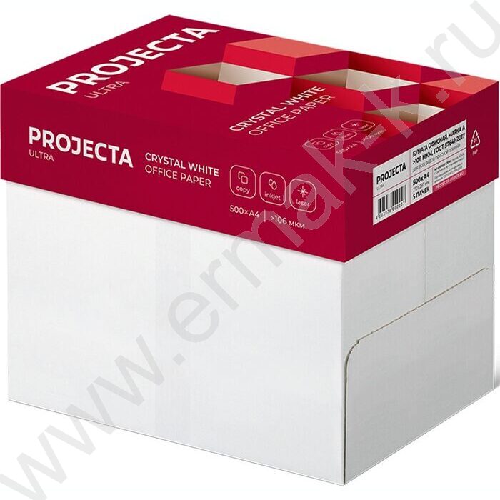 Бумага А4 "Projecta A" 500л 80г/мкв | Фото 3