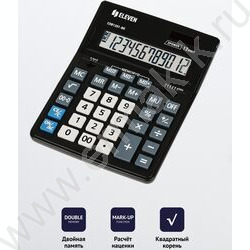 Калькулятор ELEVEN Business Line CDB1201-BK /двойное питание/ 12 разряд | Фото 7
