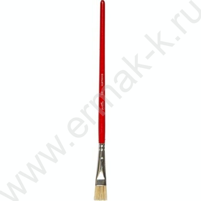 Кисть набор 10шт /пони круг. № 1, 2, 3, 4, 6, 10, щетина плоские № 6, 8, 10, 12/ "Cosmo" | Фото 6