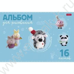 Альбом д/рисования 16л "Вязунчики" /тиснение/ ассорти | Фото 5