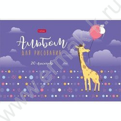 Альбом д/рисования 20л "Воздушное путешествие" /мат.лам./тиснение/ 5видов | Фото 1
