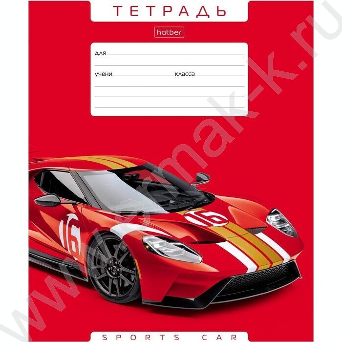 Тетрадь  12л линейка узкая "Авторалли" ассорти | Фото 3