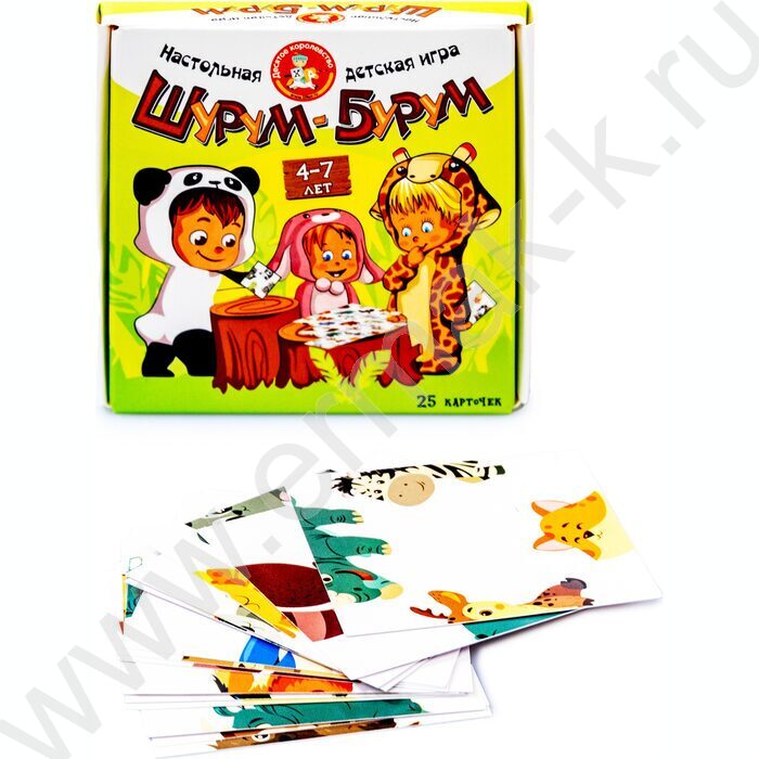 Игра Настольная Шурум-бурум животные | Фото 2