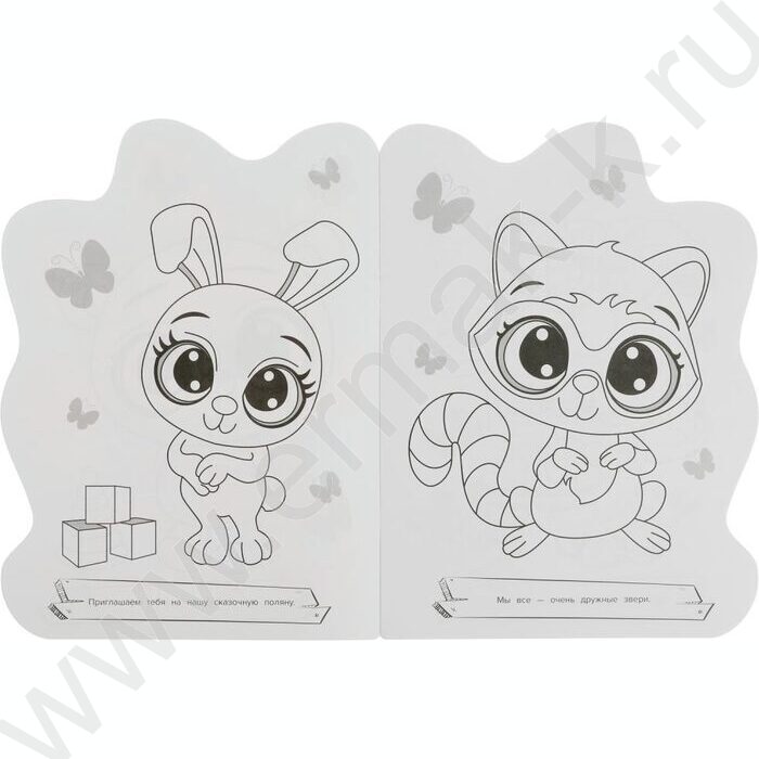 Раскраска-вырубка А4 Мишка | Фото 2