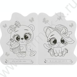 Раскраска-вырубка А4 Мишка | Фото 4