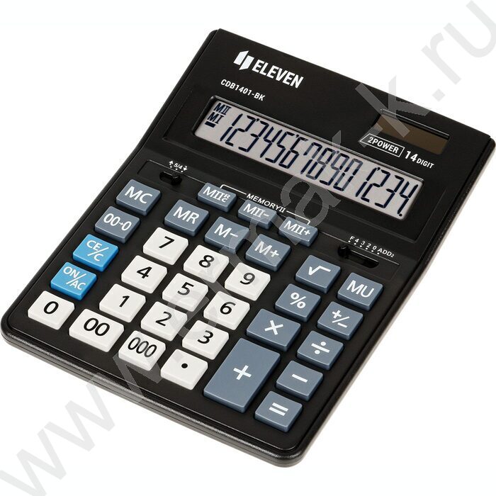 Калькулятор ELEVEN Business Line CDB1401-BK  /двойное питание/ 14 разряд (аналог D-314) | Фото 1