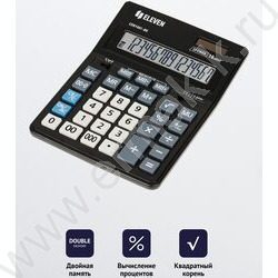 Калькулятор ELEVEN Business Line CDB1601-BK  /двойное питание/ 16 разряд | Фото 6