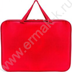Папка А4 Менеджера, ткань /красная | Фото 1