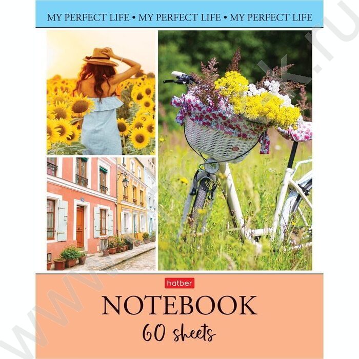 Тетрадь  60л клетка "Моя прекрасная жизнь" ассорти | Фото 4