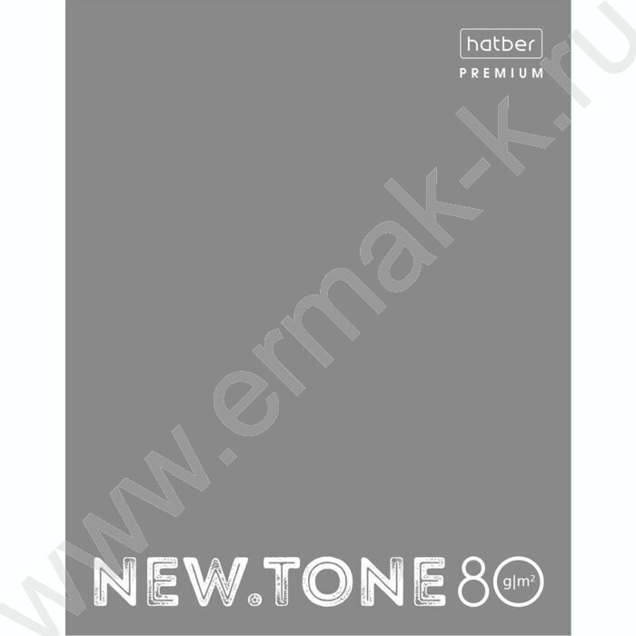 Тетрадь  80л клетка "NEWtone PASTEL Серый жемчуг" /глянец/ | Фото 1