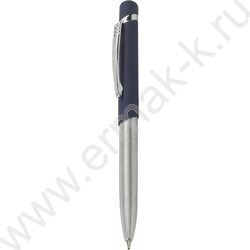 Ручка шар синяя, 0,5мм "Ottava" /корпус серебристый с синим | Фото 3