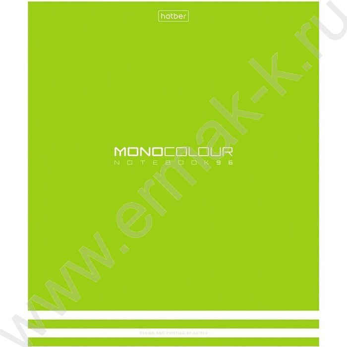 Тетрадь  96л клетка "MONOCOLOUR" /мат. ламин. /тиснение / | Фото 4
