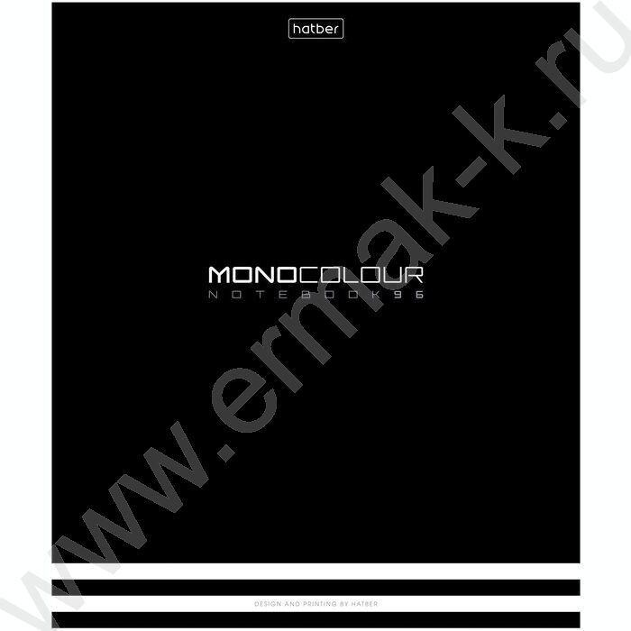 Тетрадь  96л клетка "MONOCOLOUR" /мат. ламин. /тиснение / | Фото 5