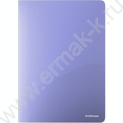 Папка уголок А4 с 2 карманами Diagonal Pastel /полупрозрачная, ассорти | Фото 4