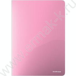 Папка уголок А4 с 2 карманами Diagonal Pastel /полупрозрачная, ассорти | Фото 5