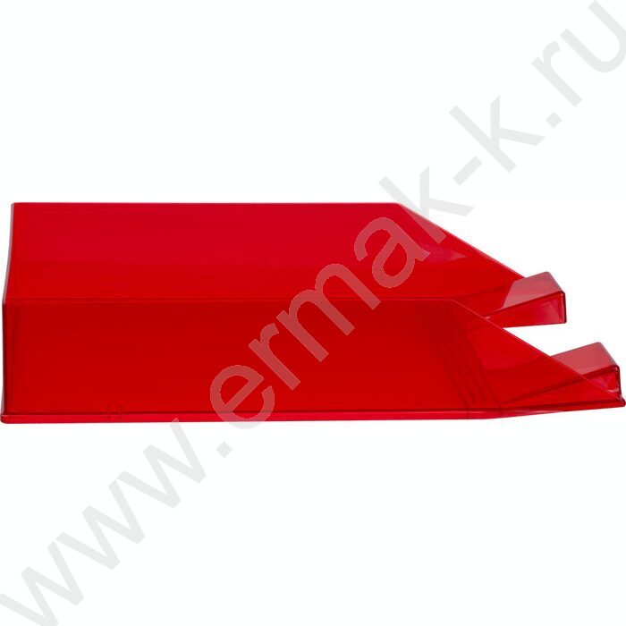 Лоток горизонтальный Фаворит /тонированный красный,255мм/ | Фото 2