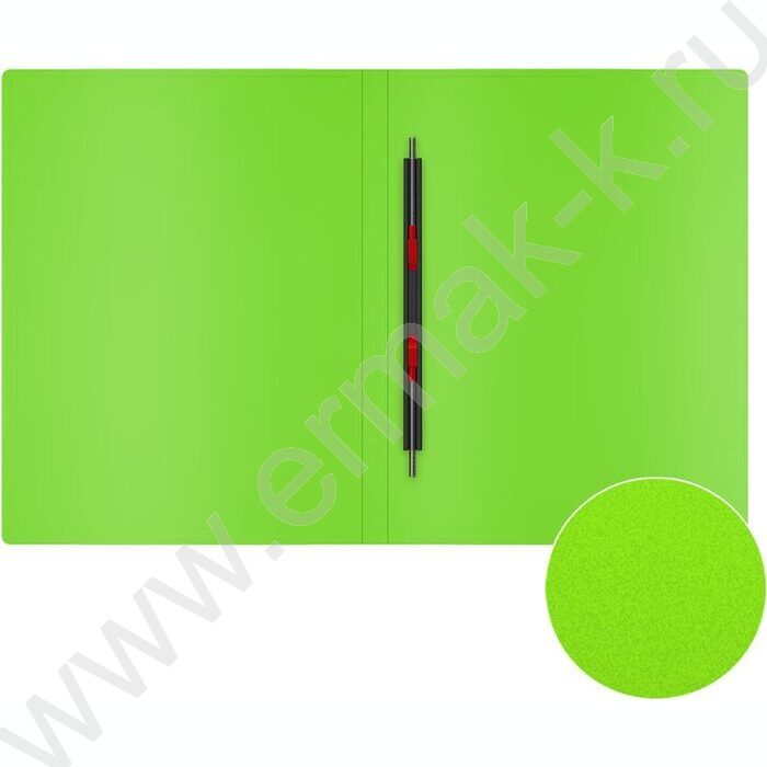 Папка с бок.пруж.скоросшивателем Matt Neon /ассорти | Фото 2