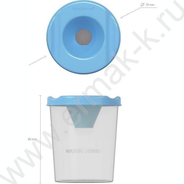 Стакан - непроливайка Pastel /голубой | Фото 2