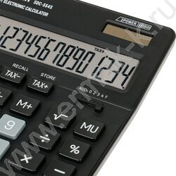 Калькулятор ELEVEN SDC-554S /двойное питание/ черный, 14 разряд | Фото 5