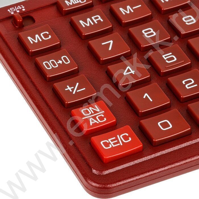 Калькулятор ELEVEN SDC-888X-RD /двойное питание/ красный, 12 разряд | Фото 4