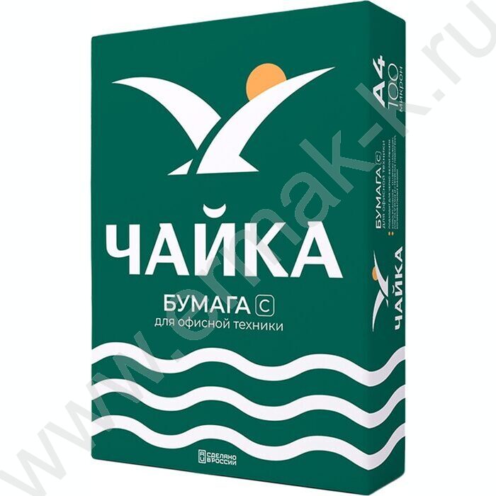 Бумага А4 "Чайка" 500л / С класс | Фото 1