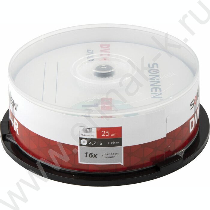 Матрица DVD+R 4.7Gb 16x (Cake Box по 25) | Фото 1