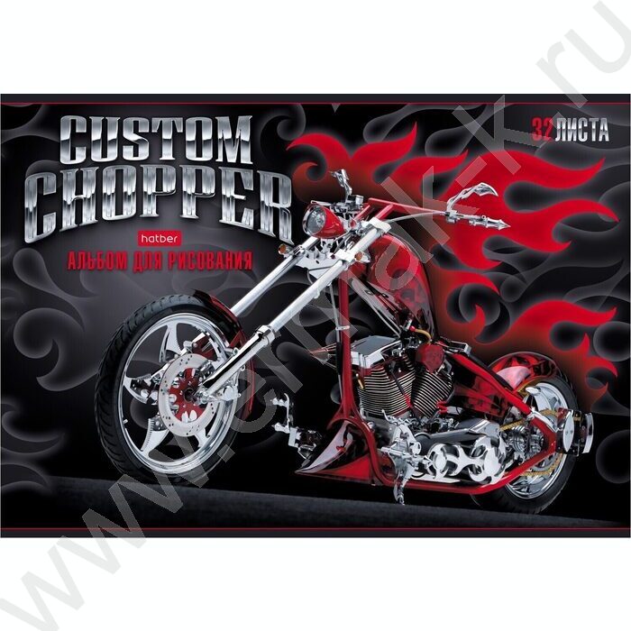 Альбом д/рисования 32л "Автомото" /металлизиров.картон/ ассорти | Фото 1