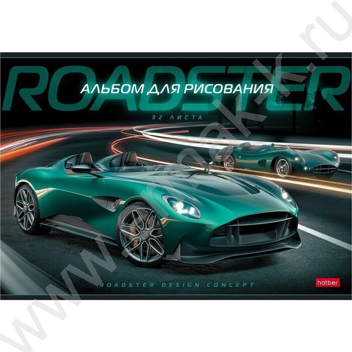 Альбом д/рисования 32л "Автомото" /металлизиров.картон/ ассорти | Фото 2