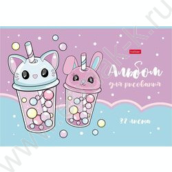 Альбом д/рисования 32л "Мои волшебные миры" /металлизиров. картон, выб лак/ ассорти | Фото 2