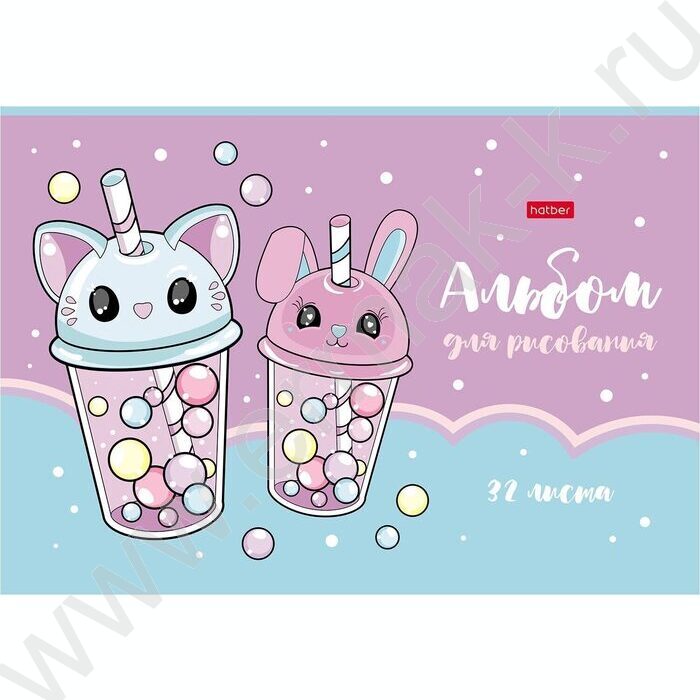 Альбом д/рисования 32л "Мои волшебные миры" /металлизиров. картон, выб лак/ ассорти | Фото 2