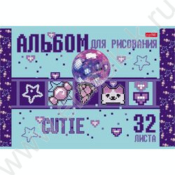 Альбом д/рисования 32л "Мои волшебные миры" /металлизиров. картон, выб лак/ ассорти | Фото 3