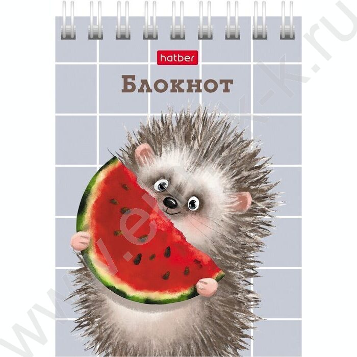 Блокнот  40л А7 спираль "Хорошо быть ёжиком" | Фото 2