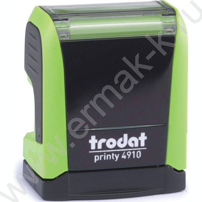 Оснастка автомат для штампа 26*9мм,пластик /зеленое яблоко | Фото 3