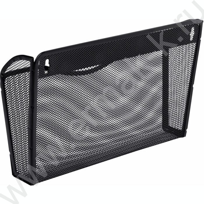 Лоток настенный сетчатый (метал) черный, А4, "Germanium" /комплект 3штуки | Фото 2