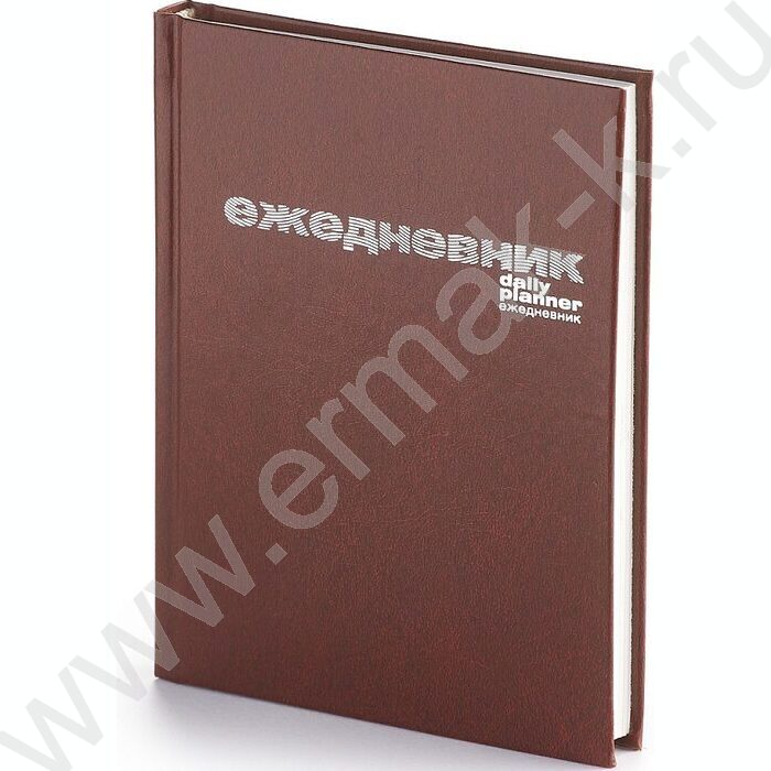 Ежедневник н/дат А6 Бум/винил.Коричневый | Фото 1