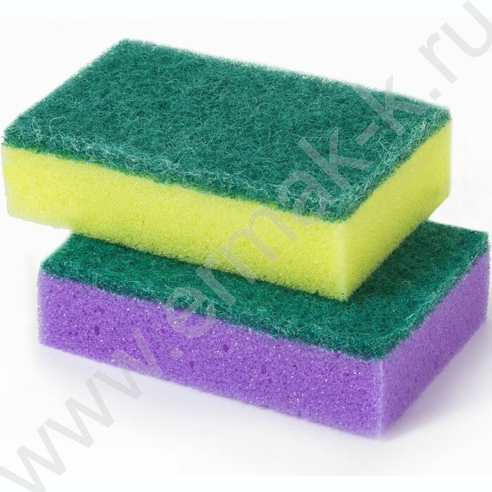 Губка для мытья посуды "MAXI" /2,7*9,6*6,4см   5шт/уп | Фото 5