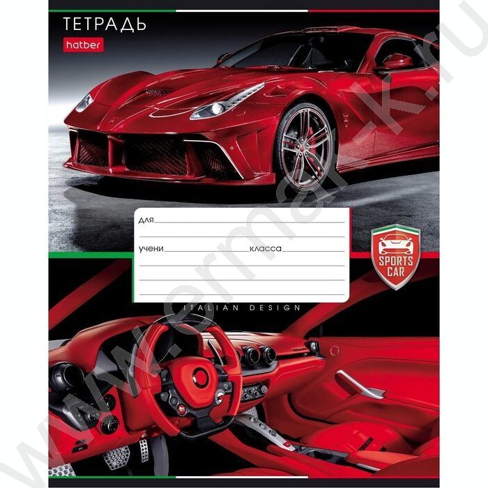 Тетрадь  12л клетка "В мире авто" 5видов | Фото 6