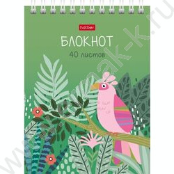 Блокнот  40л А6 спираль "Джунгли" ассорти | Фото 4