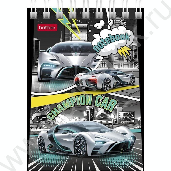 Блокнот  40л А7 спираль "Авто чемпион" | Фото 3