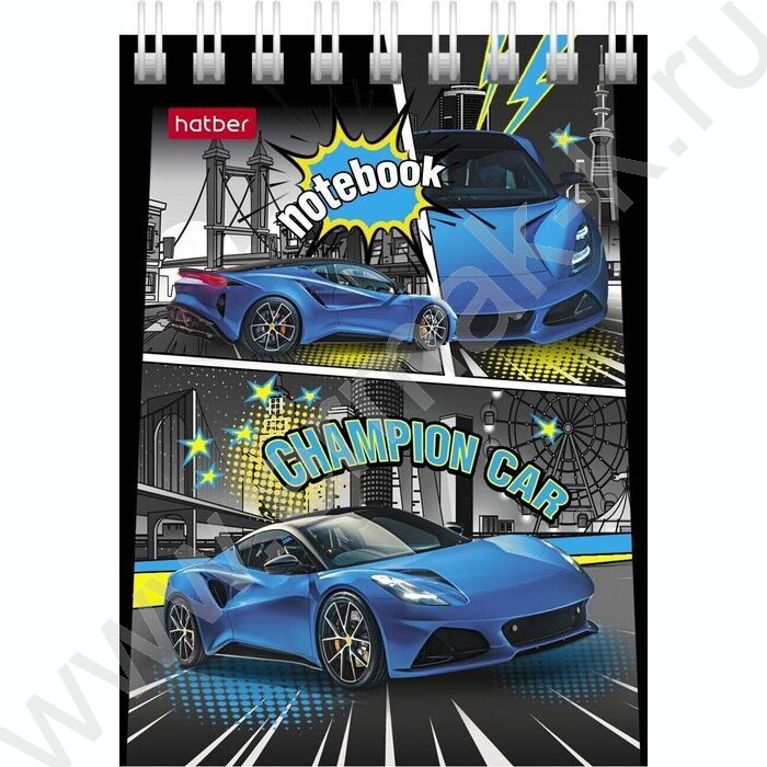 Блокнот  40л А7 спираль "Авто чемпион" | Фото 6