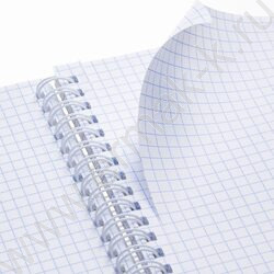 Тетрадь  96л клетка/спираль/тв.обл. "Кот-антидепресант" | Фото 2