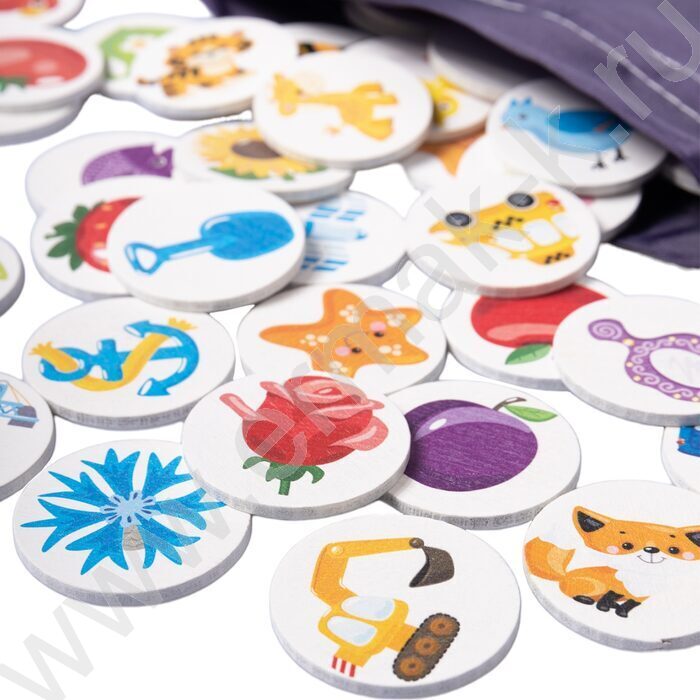 Лото с деревянными фишками Baby Toys "Цвета" | Фото 3
