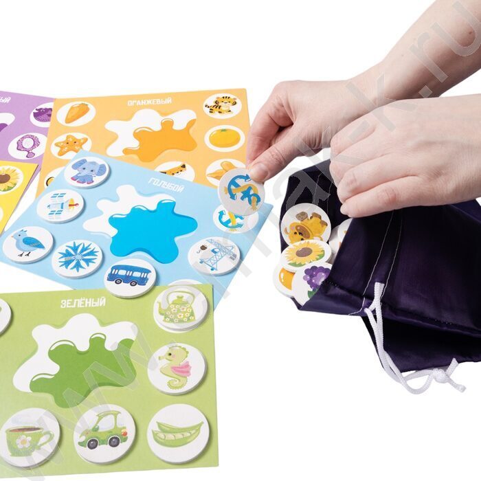 Лото с деревянными фишками Baby Toys "Цвета" | Фото 6