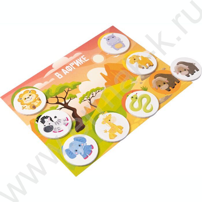 Лото с деревянными фишками Baby Toys "Кто где живет?" | Фото 6