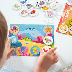 Лото с деревянными фишками Baby Toys "Кто где живет?" | Фото 7