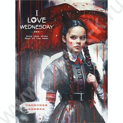 Зап. книжка  80л А5 тв.обл. "Wednesday image" /глянец,лен,без линовки/ | Фото 2