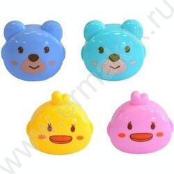 Точилка 1отв. пластик/с контейнером/ Lucky duck /в форме утенка /ассорти | Фото 1