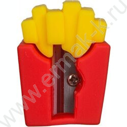 Точилка 1отв. пластик Chips, 25*27*37мм, с покрытием Soft Touch | Фото 2