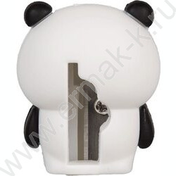 Точилка 1отв. пластик Panda, 28*29*34мм, с покрытием Soft Touch | Фото 2
