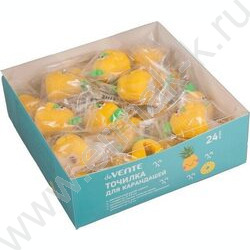 Точилка 1отв. пластик Pineapple, 31*33*40мм, с покрытием Soft Touch | Фото 3